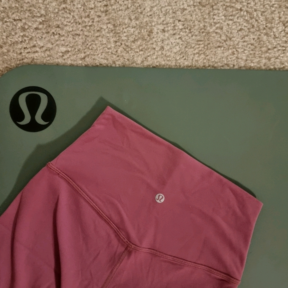 Lululemon Dark Rose yoga leggings